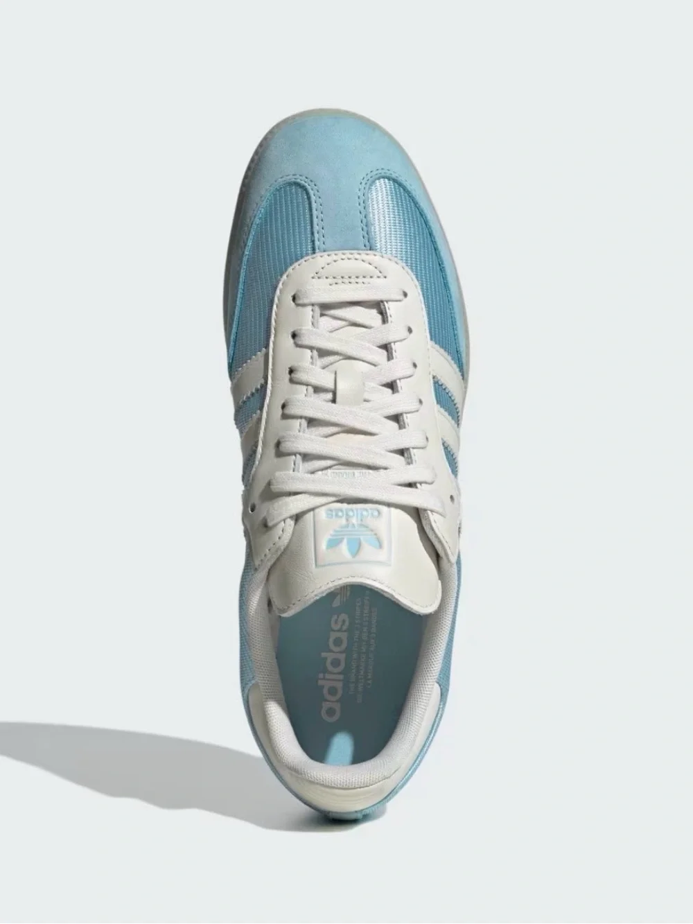 adidas Samba OG Sneakers in Light Blue and White